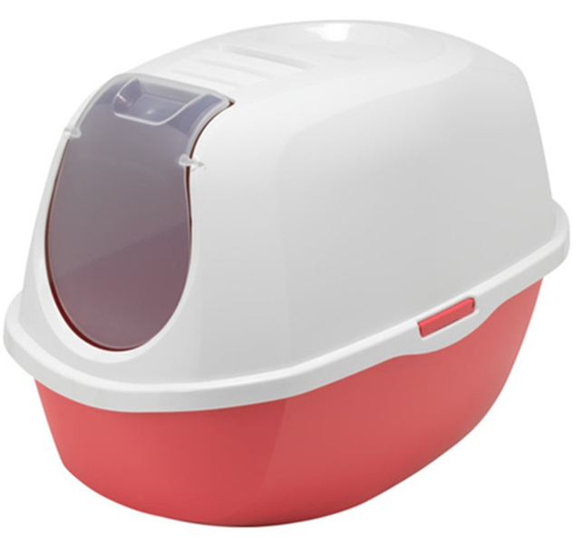 Moderna Smart Cat Litter Box - (Recycled) P4 L 54.5 x W 39.1 x H 40.3 cm Color: Red