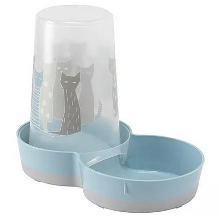 [MOD-H165-0363-BE] Moderna Tasty-Dispenser Bowl Color: Light Blue, Sizes: L
