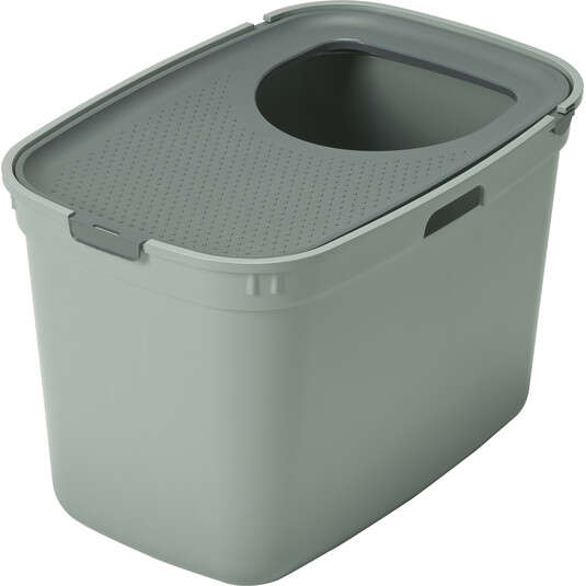 Moderna Top Cat (AG50) Cat Toilet, Olive Green