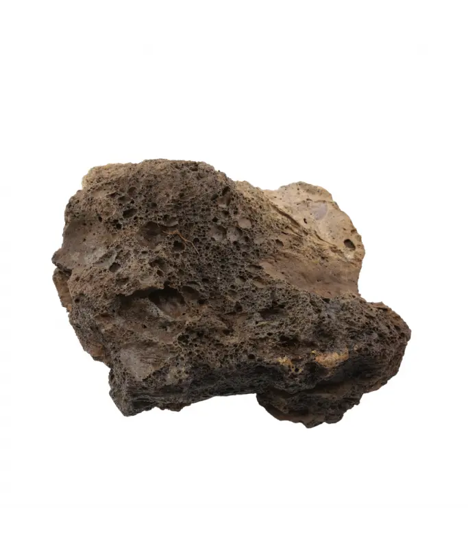 [XF40107] Natural Color Aquarium Black Lava Rock- 15-25cm (kg)