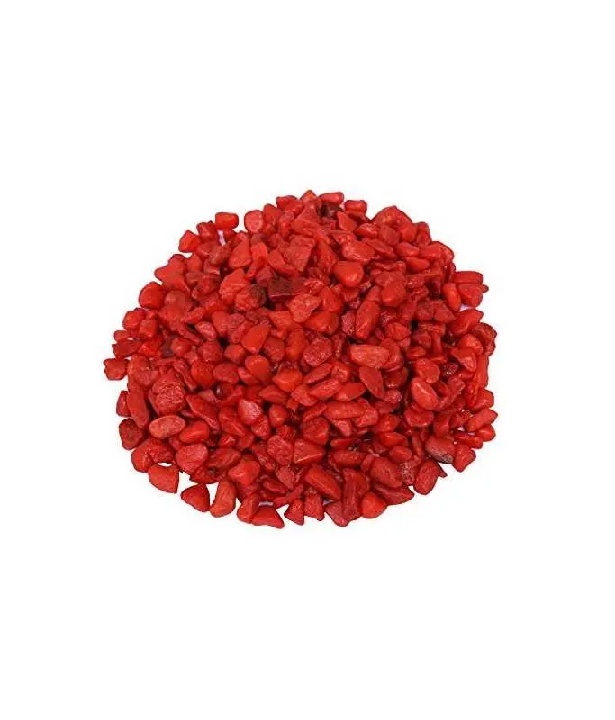 Natural Color Aquarium Stone Red (5-8mm) 10kg