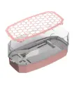 Nomoypet Detachable Escape Proof Turtle Tank Without Pump NX-35 Medium - 49x25x21cm [Color - Pink]
