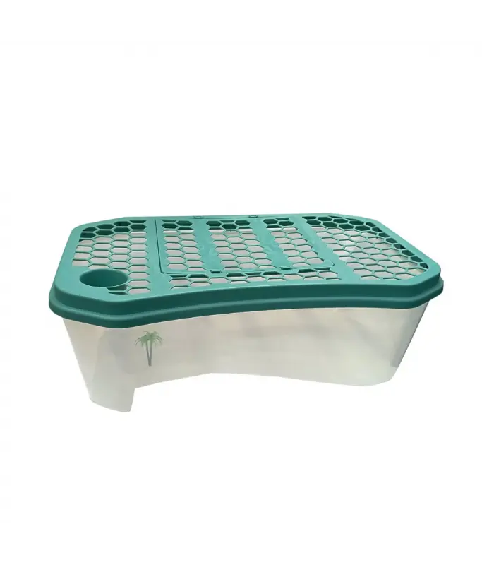 [NX-11 XL White] Nomoypet Open Turtle Tank With Lid (NX-11) - 74x43x23cm