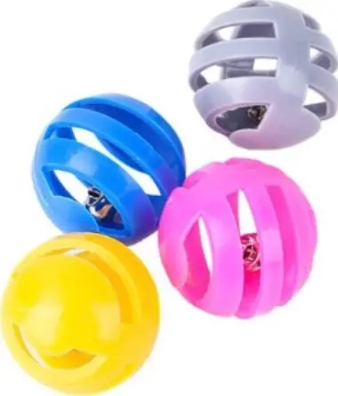 PETBROO CAT TOYS PAWPLAY BALL PB84978-Assorted colors