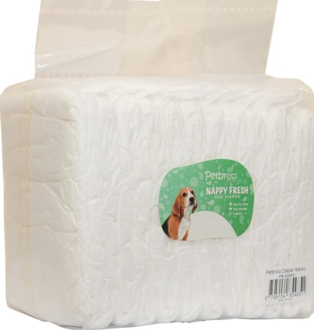 PETBROO DIAPER MALE LARGE PB85485