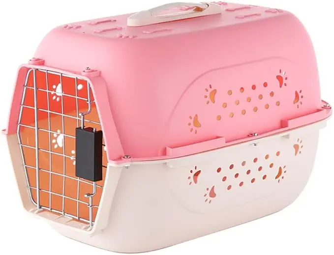 [PB13422] PETBROO PET CARRIER 48X32X30 CM-Assorted color-1pc