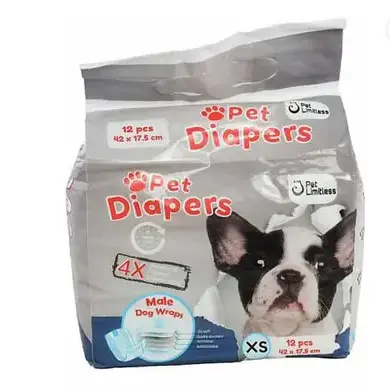 PETBROO PET DIAPER MALE XS PB13480