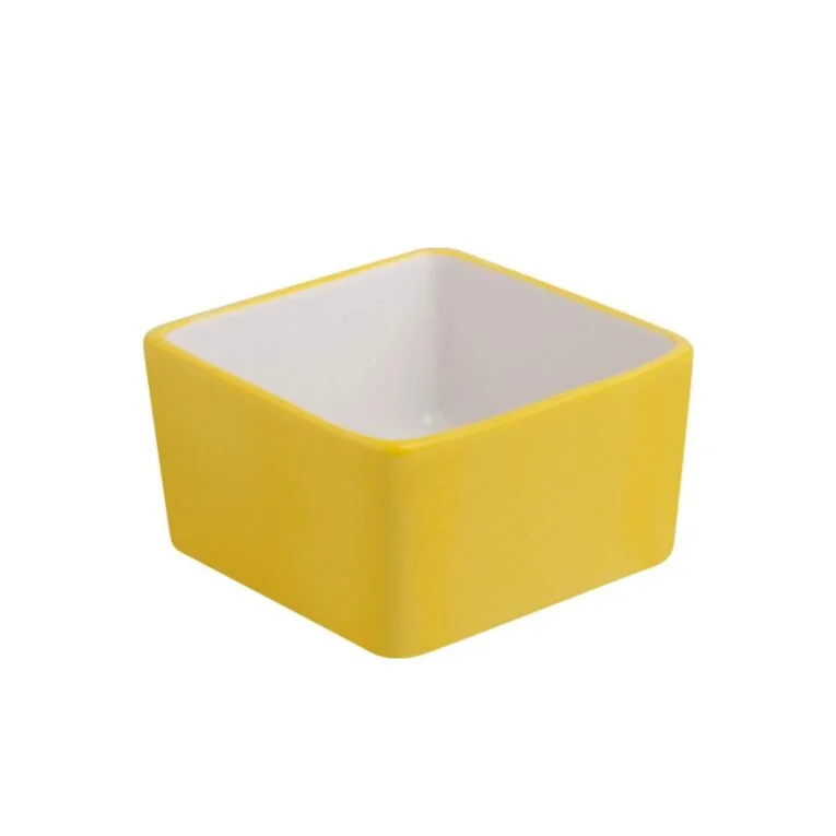 [PB13439] PETBROO SQUARE CERAMIC BOWL 8.2*4.5CM PB13439