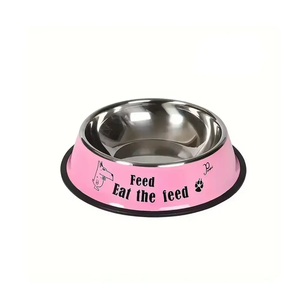 PETBROO STEEL BOWL 22CM PB13949