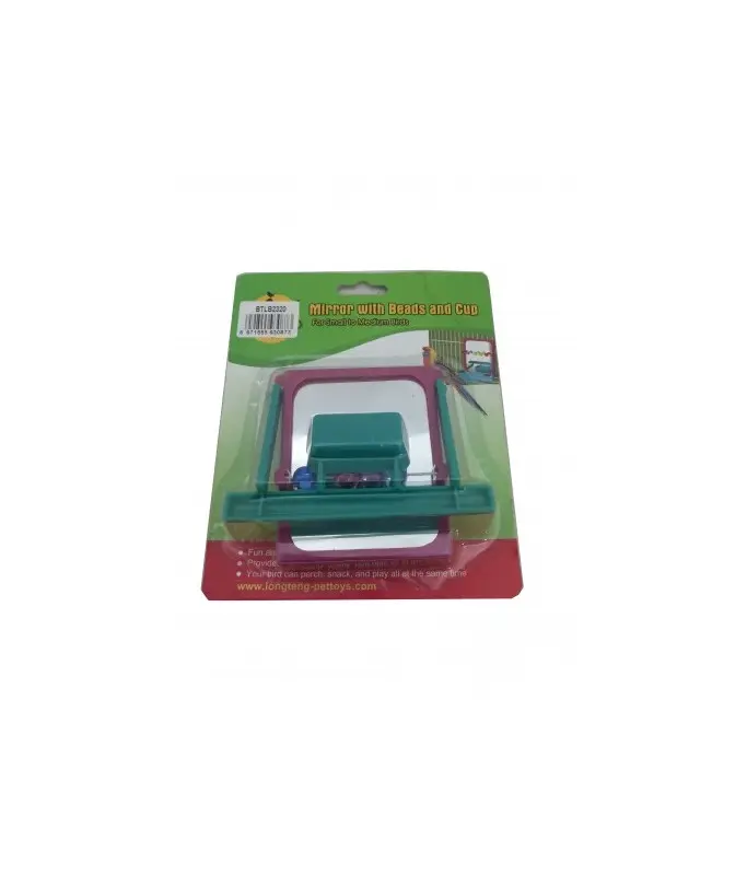 Pado Bird Toy MirrorDimension: 7.5 x 8.5 x 6.5 cm