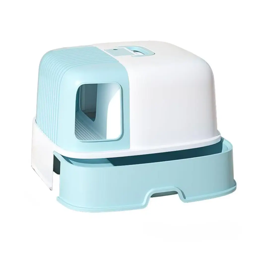 PadoClawsCatLitterBox57.6*52.8*38cm-Blue