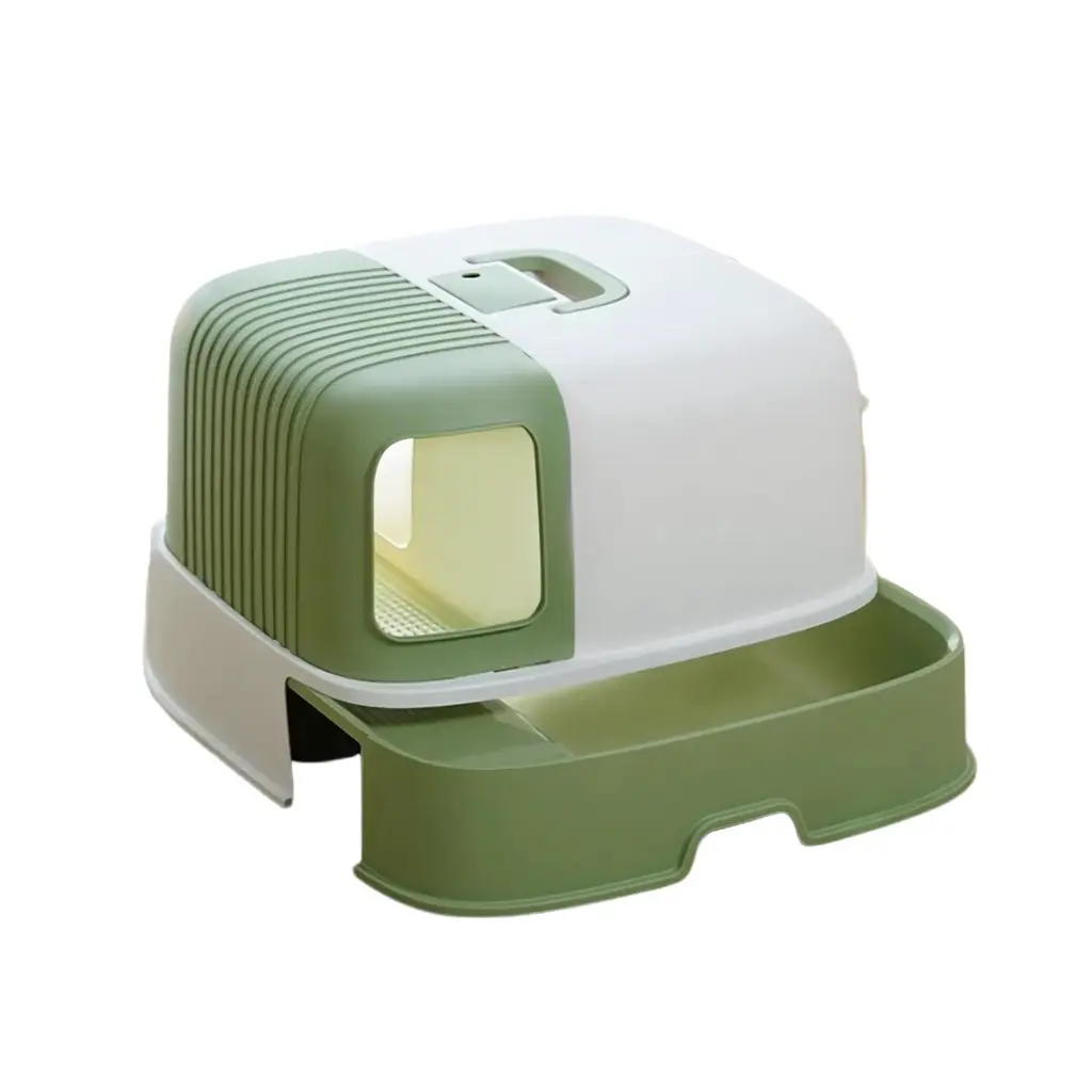 Pado Claws Cat Litter Box 57.6*52.8*38cm-Green