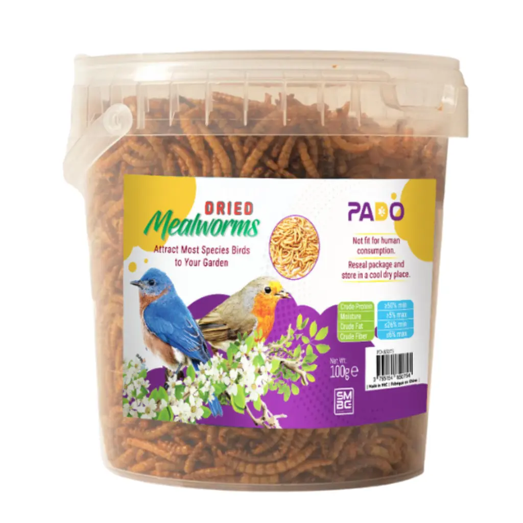 Pado Dried Mealworms [Weight - 100g]