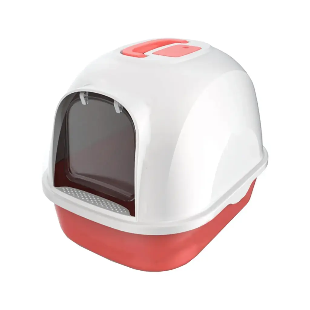 Pado Hoodie Cat Litter Box 53*41*41cm-Red