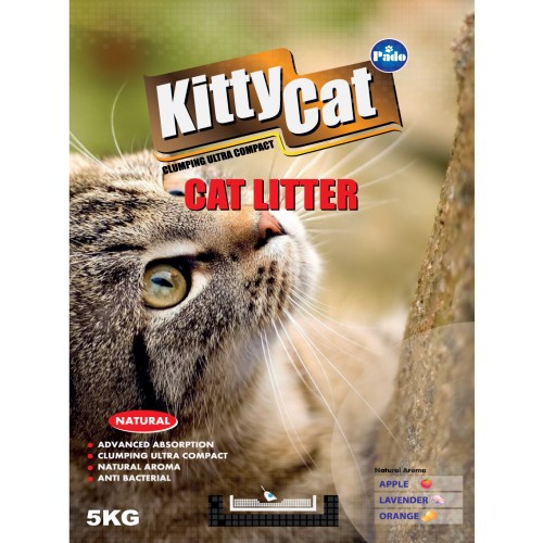 [KITTYCAT5KG-1 / 6901619090656] Pado Kitty Cat Round Cat LitterWeight: 5kg