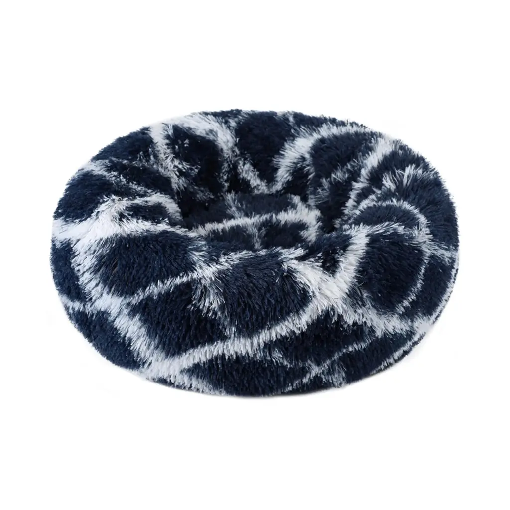 [2020111401648] Pado Pet Fluffy Donut Cushion - Pattern[Size - M, Dimension - 50 x 20cm]