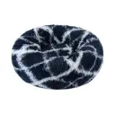 Pado Pet Fluffy Donut Cushion - Pattern[Size - M, Dimension - 50 x 20cm]