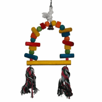 Pado Triangular Rope Hanging Toy - 40 x 32 cm