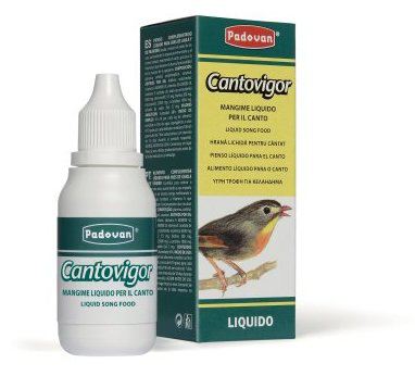 [PP00512] Padovan Cantovigor Liquid Complementary Feed for Birds 30ml - Bird Supplement
