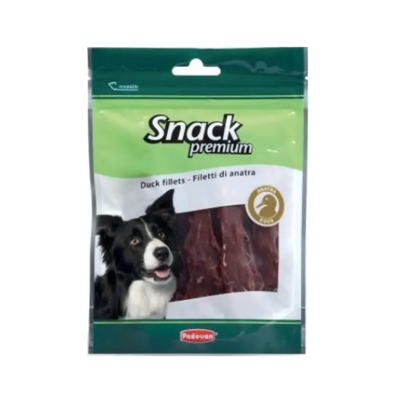 [PP00476] Padovan Dog Snack Duck Fillets 100gm - Natural Dog Treats