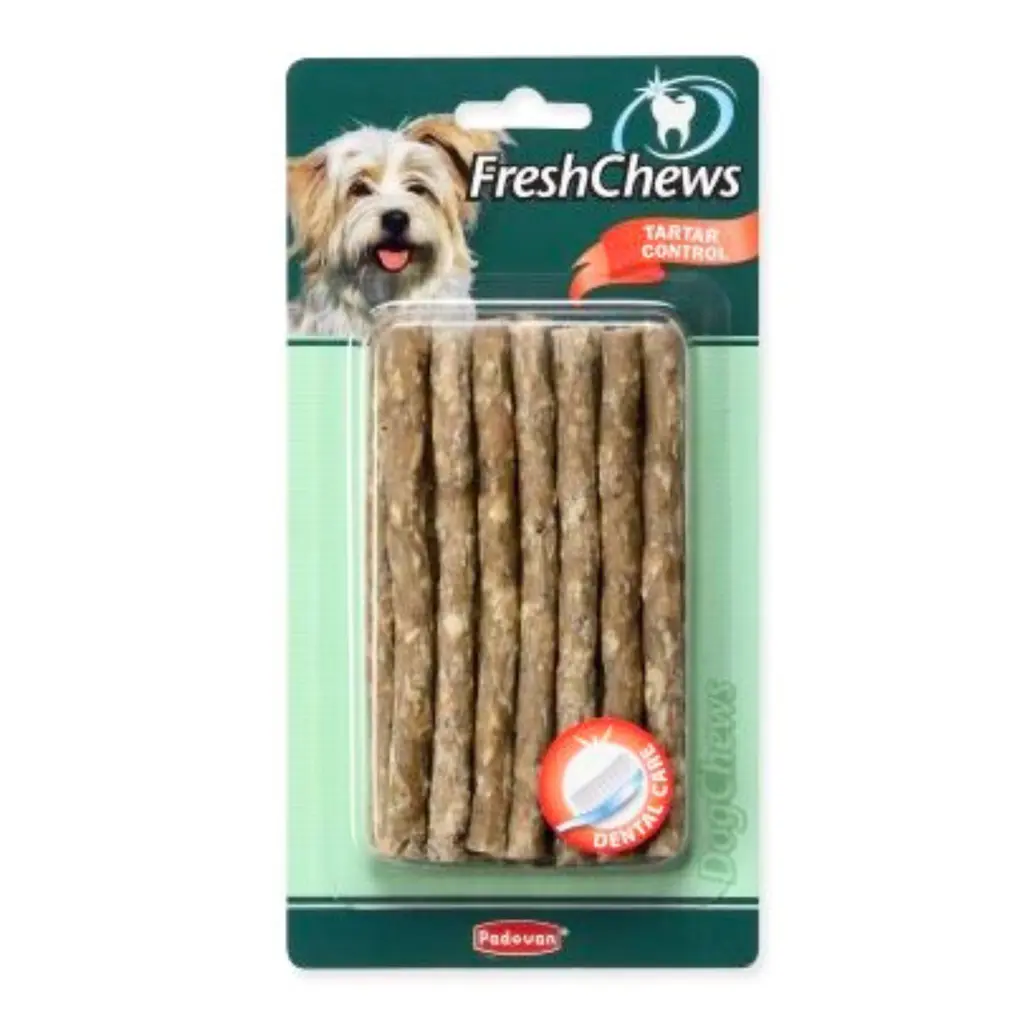 Padovan Fresh Chews 120g (15 Count, Size M) - Dental Dog Chews