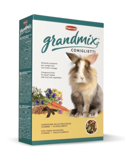 Padovan Grandmix Coniglieti(Bunnies) For Rabbit 850g - Rabbit Food