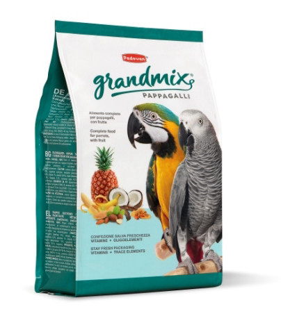 Padovan Grandmix Pappagalli 2kg - Parrot Food