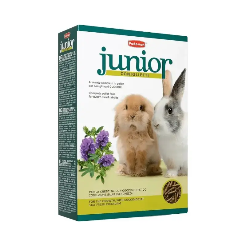Padovan Junior Coniglieti (Rabbit) 850gm - Junior Rabbit Food
