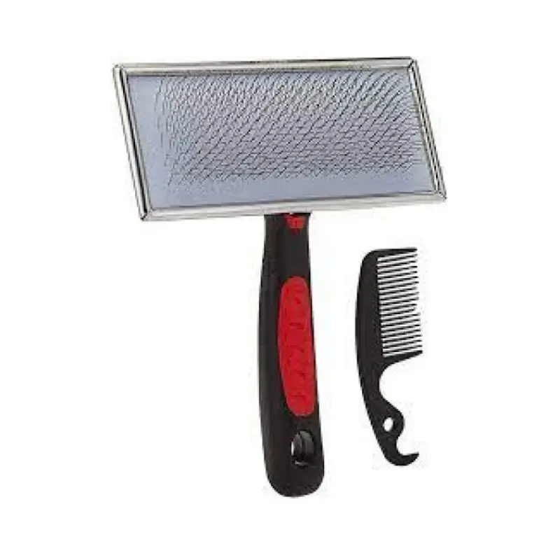 Padovan Pet Small Slicker Brush (Size L, 11 x 4.5cm) - Pet Grooming Tool