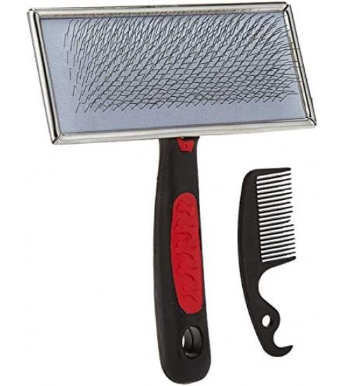Padovan Pet Small Slicker Brush (Size M, 8.5 x 4cm) - Pet Grooming Tool