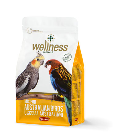 [PP00675] Padovan Wellness For Australian Birds 850gm - Australian Bird Food