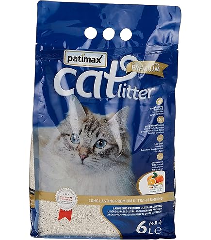 Patimax Premium Ultra Clumping Cat LitterFragrance/Flavour: Soap Fragnance, Sizes: 6L 