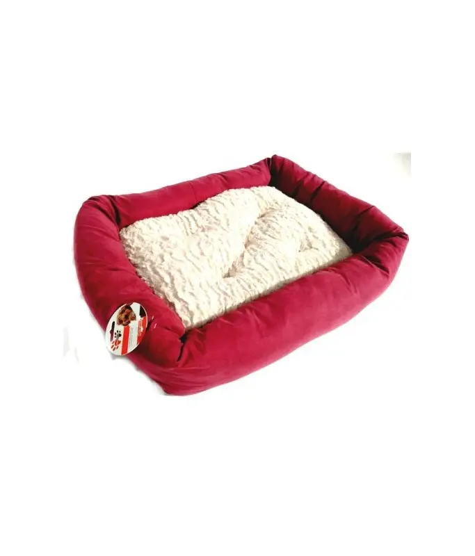 Paw Pals Pet Cushion[Color - RED, Dimension - 60 x 50cm]