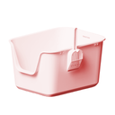 Pawgether Open Cat Litter Box With Scoop-CF2-57x44x32.5cm-Pink