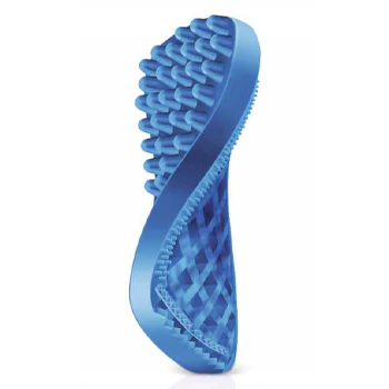 Pet+Me Soft Silicone Brush for Small Dog/Shorthair Cat/Rodents(Blue)