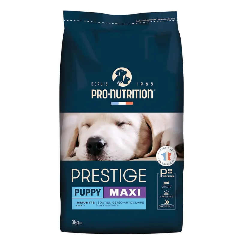[203270C4] Pro Nutrition Prestige Puppy Maxi Dry Food Bag 3kg (3 kg)