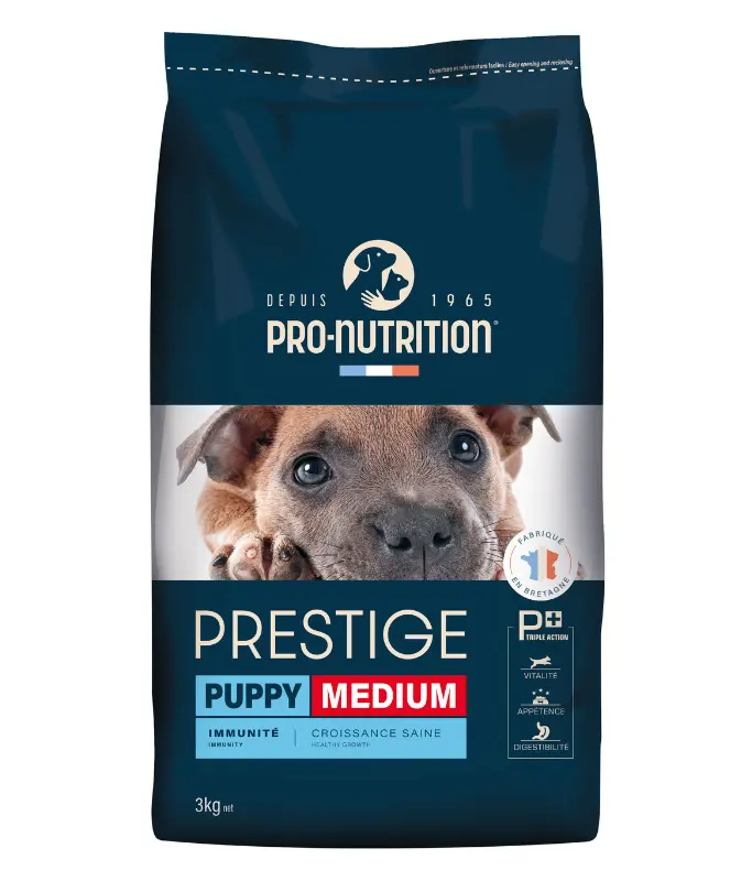 [203230C4] Pro-Nutrition Prestige Puppy Medium Dry Food Bag 3kg
