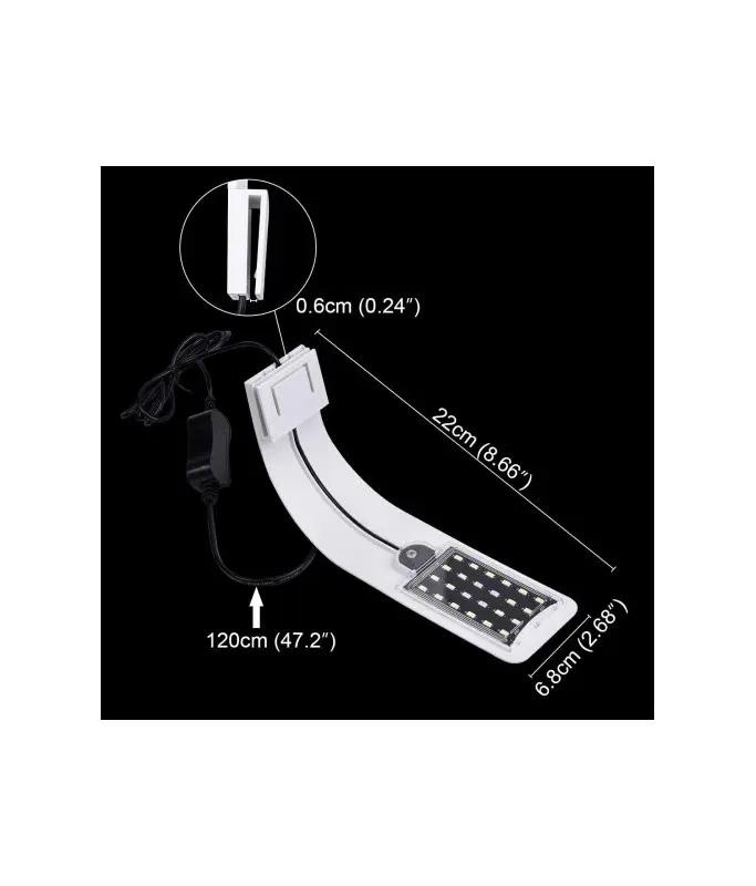 Roxin LED Top Light-10W-White & Blue LightColor: White, Power: 10W