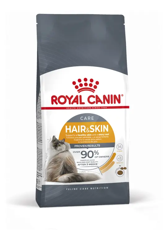 [RO313120] Royal Canin Feline Care Nutrition Hair & Skin Hair & Skin Coat & Skin Health Dry Cat Food Bag