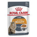 Royal Canin Feline Care Nutrition Intense Beauty Jelly Coat Health Wet Cat Food Pouch 12x85g