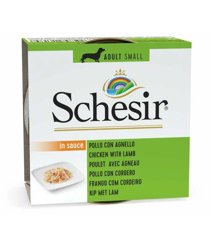 Schesir Dog Wet Food Can-Chicken with Lamb 85g 