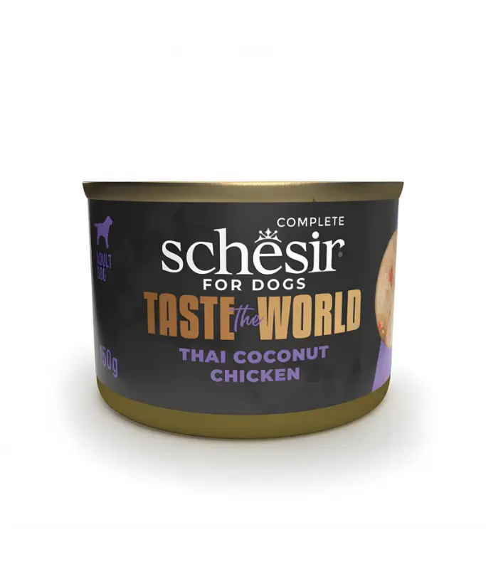 Schesir Taste The World Dog Wholefood - Thai Coconut Chicken 150g - Gourmet Wet Food