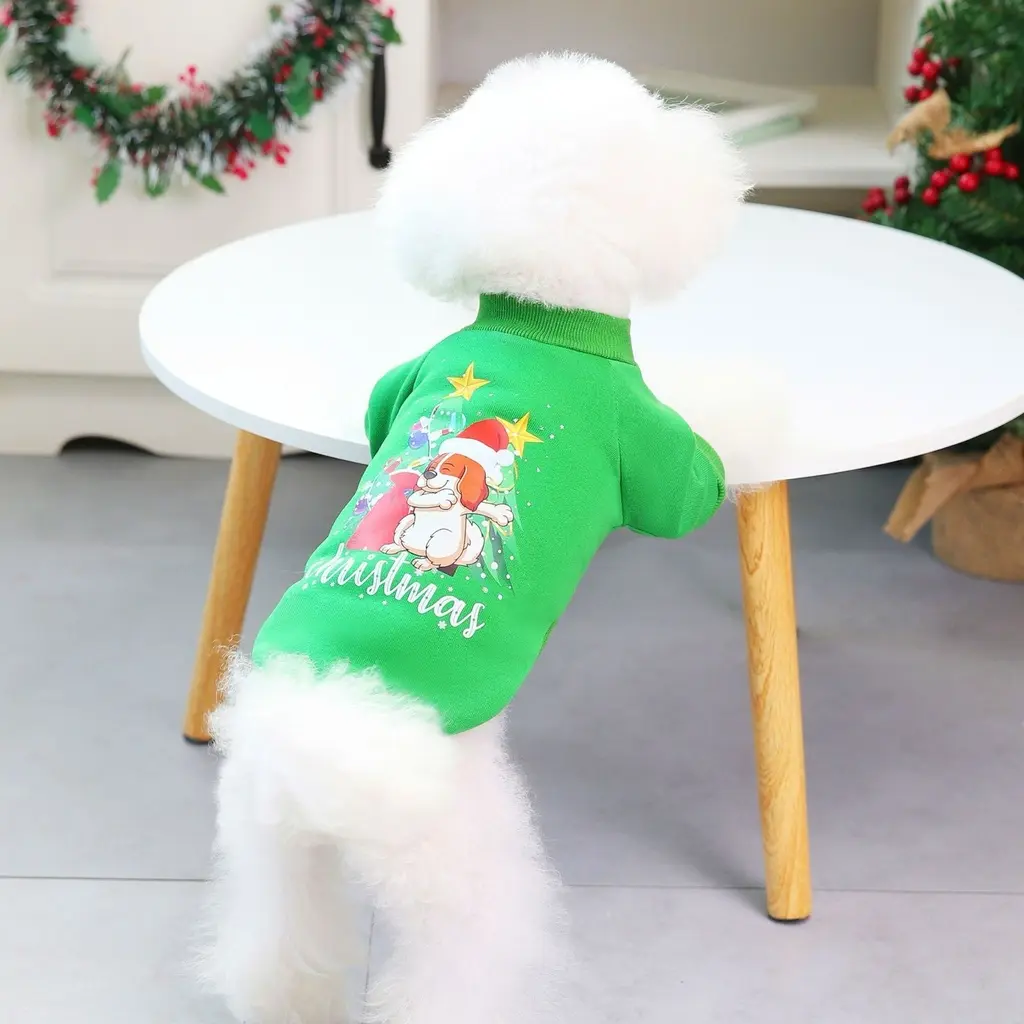 [CH-160194] Seasopet Christmas Printed Dress 35x47cm - Medium