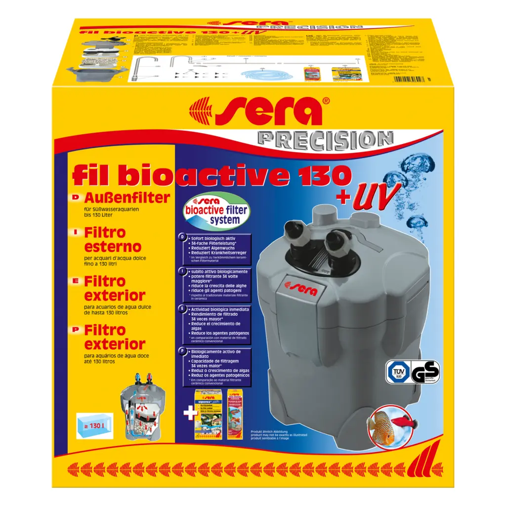 [4001942306027] Sera Fil Bioactive With UV-CModel: 130+UV