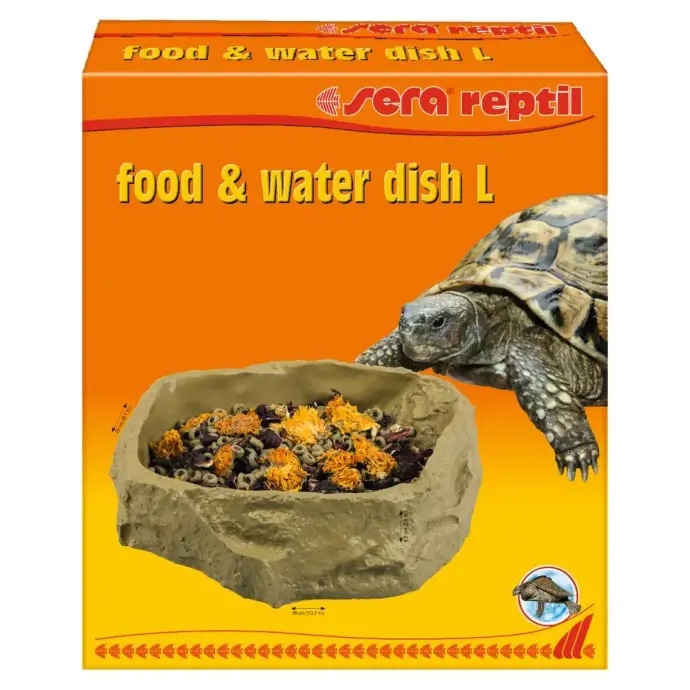 [4001942320382] Sera Reptile Food & Water Dish Sizes: L