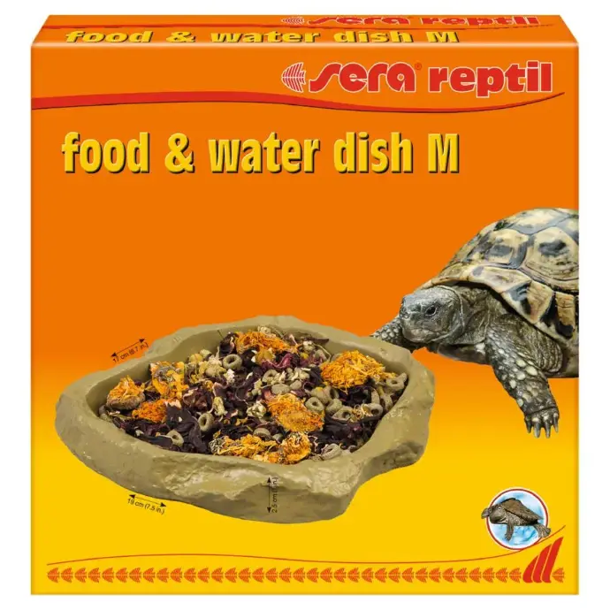 [4001942320368] Sera Reptile Food & Water Dish Sizes: M
