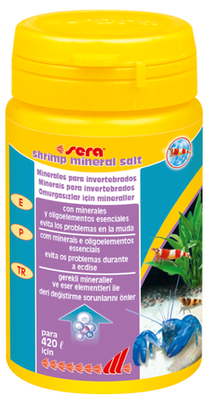 Sera Shrimp Mineral Salt 100ml (105 G/3.7oz.)Volume: 100ml, Weight: 105g