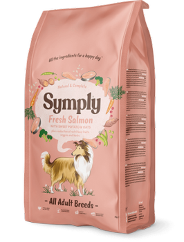 [300886-2] Symply Fresh Salmon All Adult Breeds Dry Food Bag 12Kg