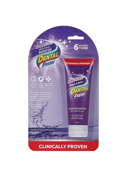 Synergy Labs Dental Fresh Enzymatic Plaque & Tartar Dental Gel 2.5 oz - 70.87 g