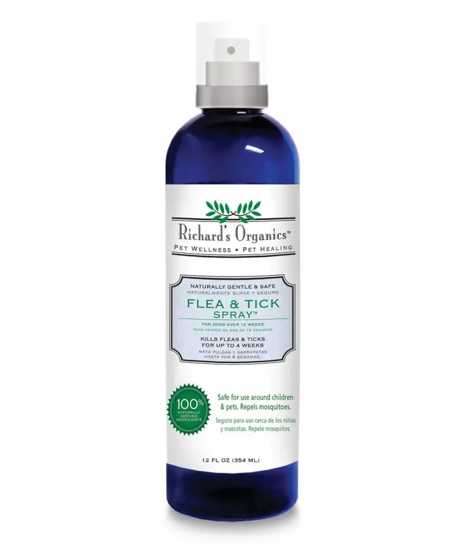 [FG00450] Synergy Labs Richard Organic Flea & Tick Spray - Dog 354ml Volume: 354ml